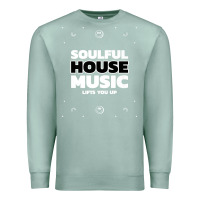 Seafoam soulful house music deep house edm premium t shirt Premium Sweatshirt - linhVisuals