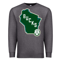 Charcoal Heather bucks Premium Sweatshirt - linhVisuals