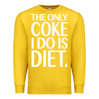 Lemon the only coke i do is diet Premium Sweatshirt - linhVisuals
