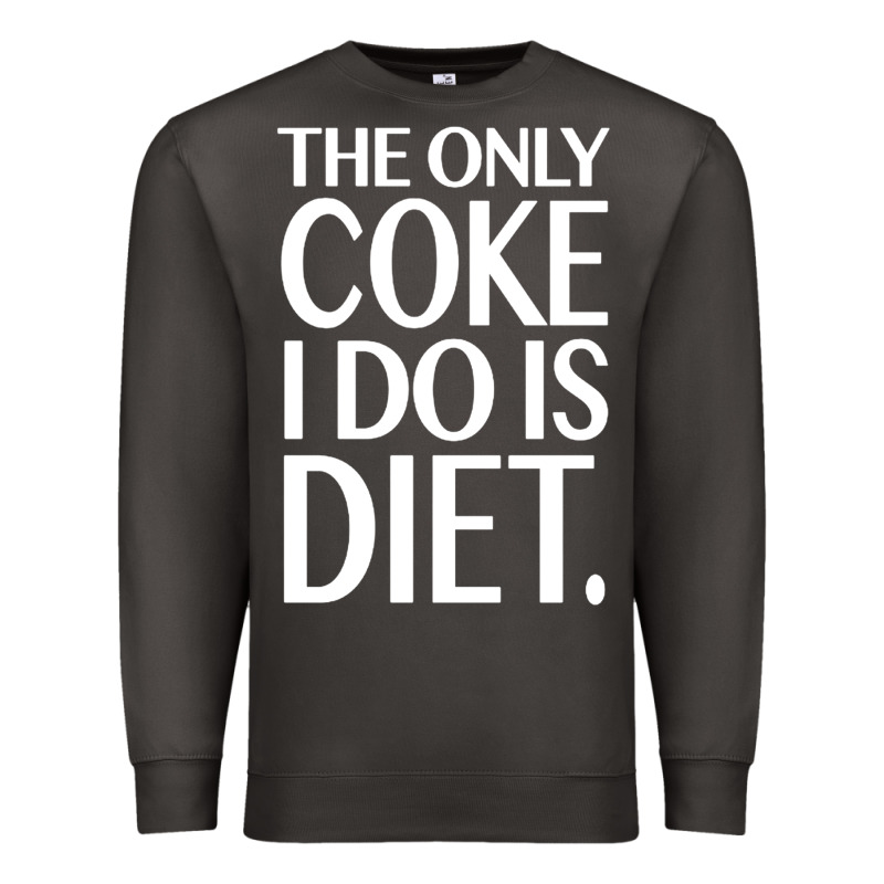 The Only Coke I Do Is Diet Premium Sweatshirt by linhVisuals | Teevron