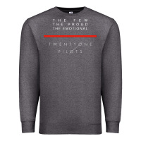 Charcoal Heather the pew the proud the emotional Premium Sweatshirt - linhVisuals