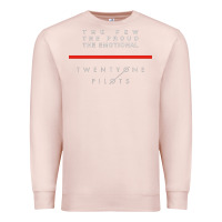 Pale Pink the pew the proud the emotional Premium Sweatshirt - linhVisuals