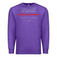 Purple the pew the proud the emotional Premium Sweatshirt - linhVisuals