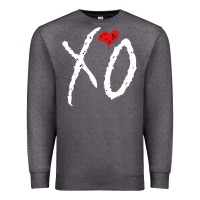 Charcoal Heather xo  (3) Premium Sweatshirt - linhVisuals