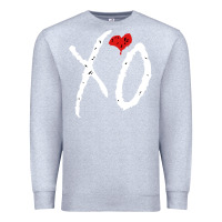 Heather Grey xo  (3) Premium Sweatshirt - linhVisuals