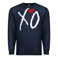 Navy xo  (3) Premium Sweatshirt - linhVisuals