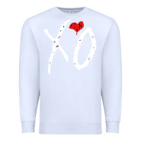 White xo  (3) Premium Sweatshirt - linhVisuals