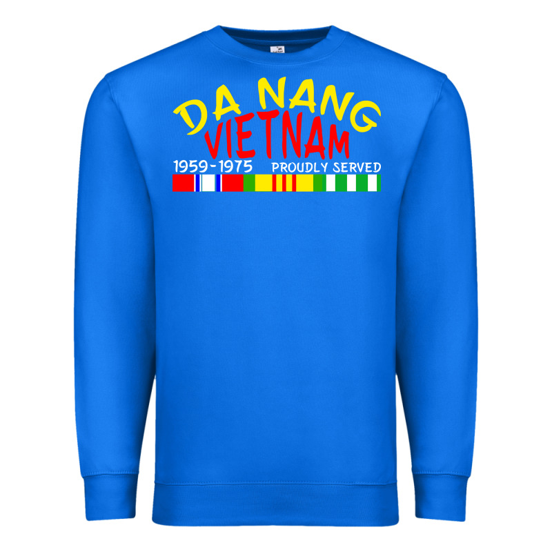Da Nang Vietnam War Veteran Military Premium Sweatshirt by linhVisuals | Teevron
