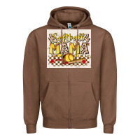 Chestnut softball mom Zipper Hoodie - JahusDesignShop
