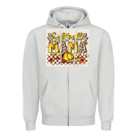 Dove Grey softball mom Zipper Hoodie - JahusDesignShop