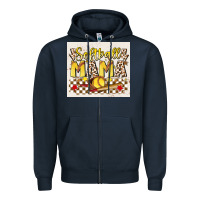 Navy softball mom Zipper Hoodie - JahusDesignShop