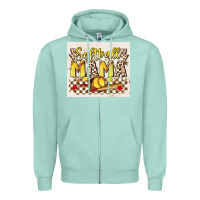 Seafoam softball mom Zipper Hoodie - JahusDesignShop