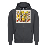 Smoke softball mom Zipper Hoodie - JahusDesignShop