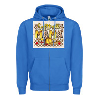 True Royal softball mom Zipper Hoodie - JahusDesignShop