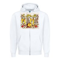 White softball mom Zipper Hoodie - JahusDesignShop