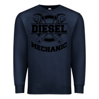 Navy diesel mechanic Premium Sweatshirt - linhVisuals