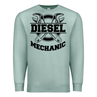 Seafoam diesel mechanic Premium Sweatshirt - linhVisuals