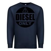 Navy Diesel Only Premium Sweatshirt - linhVisuals
