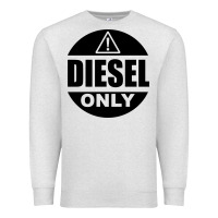 Oatmeal Heather Diesel Only Premium Sweatshirt - linhVisuals