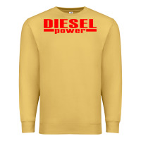 Antique Gold Diesel Power Premium Sweatshirt - linhVisuals