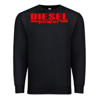 Black Diesel Power Premium Sweatshirt - linhVisuals