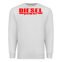 Dove Grey Diesel Power Premium Sweatshirt - linhVisuals