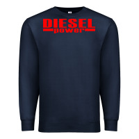 Navy Diesel Power Premium Sweatshirt - linhVisuals