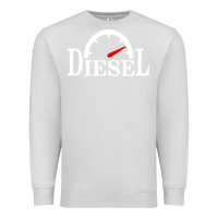 Dove Grey diesel stylish Premium Sweatshirt - linhVisuals