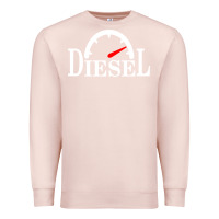 Pale Pink diesel stylish Premium Sweatshirt - linhVisuals