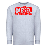Heather Grey Diesel The Only Option Premium Sweatshirt - linhVisuals