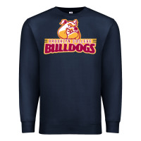 Navy brooklyn college Premium Sweatshirt - linhVisuals