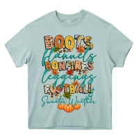 Arona boots flannels bonfires football Heavy Core Tee - CowGirlArtShop