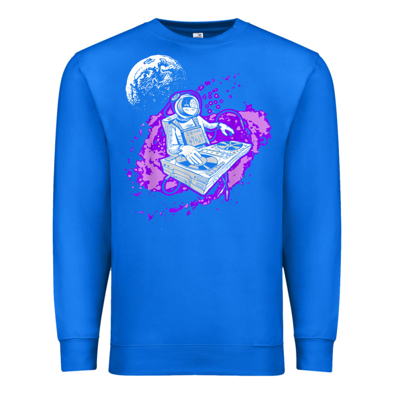 Techno Astronaut Electronic Music Rave Festival Raver T Shirt Premium Sweatshirt by linhVisuals | Teevron