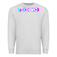 Dove Grey techno music t shirt Premium Sweatshirt - linhVisuals