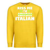 Lemon kiss me im italian t  shirt kiss me i'm irish italian patriotic st pat Premium Sweatshirt - linhVisuals