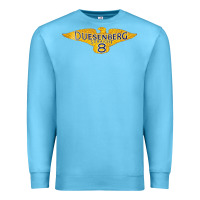 Ocean Blue duesenberg straight Premium Sweatshirt - linhVisuals