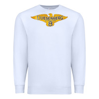White duesenberg straight Premium Sweatshirt - linhVisuals