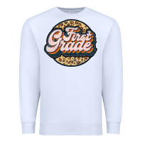 White first grade Premium Sweatshirt - JahusDesignShop