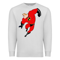 Dove Grey incredibles Premium Sweatshirt - linhVisuals
