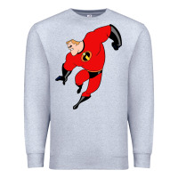 Heather Grey incredibles Premium Sweatshirt - linhVisuals