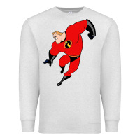 Oatmeal Heather incredibles Premium Sweatshirt - linhVisuals