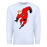 White incredibles Premium Sweatshirt - linhVisuals
