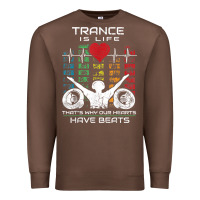 Chestnut trance music retro vintage dj gift t shirt Premium Sweatshirt - linhVisuals