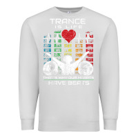 Dove Grey trance music retro vintage dj gift t shirt Premium Sweatshirt - linhVisuals
