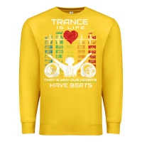 Lemon trance music retro vintage dj gift t shirt Premium Sweatshirt - linhVisuals