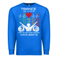 Trance Music Retro Vintage Dj Gift T Shirt Premium Sweatshirt | Teevron