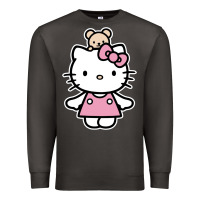 Smoke kitty Premium Sweatshirt - linhVisuals