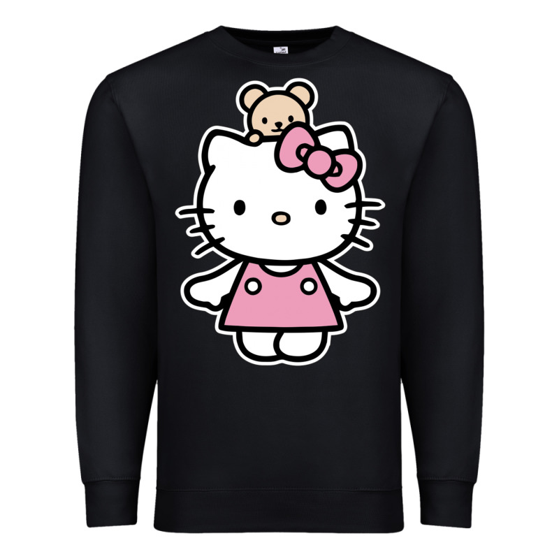 Kitty Premium Sweatshirt by linhVisuals | Teevron