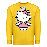 Lemon kitty Premium Sweatshirt - linhVisuals
