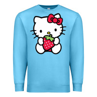 Ocean Blue kitty Premium Sweatshirt - linhVisuals